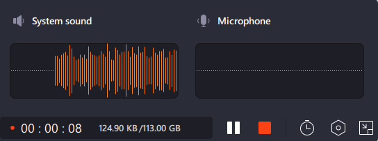 Stop YouTube audio recording